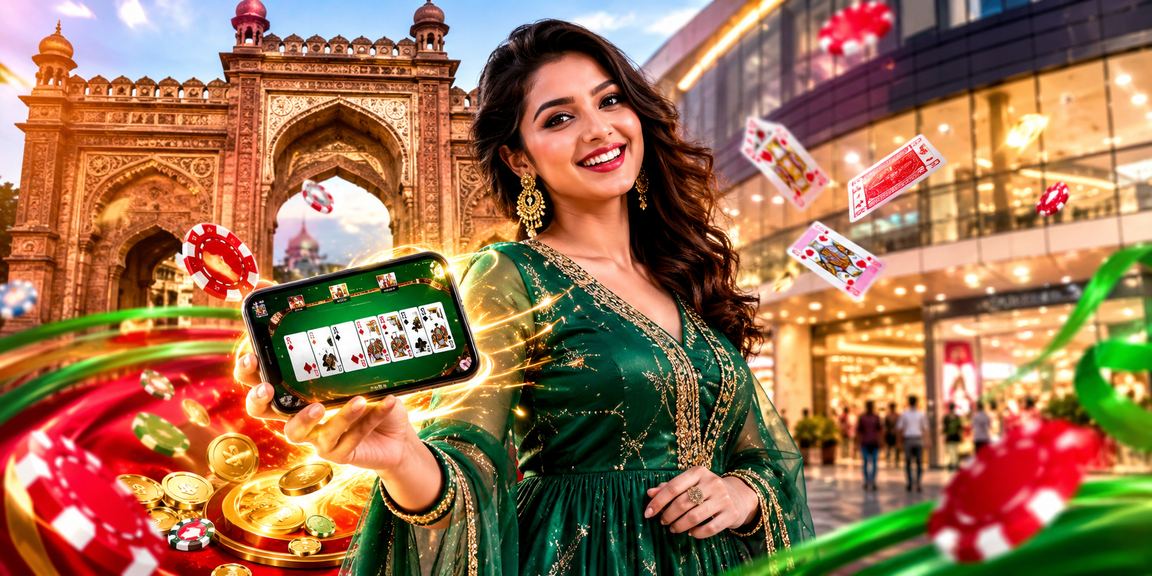 নারায়ণগঞ্জে রামি কার্ড গেম — লাল সবুজ রঙের উৎসব পরিবেশ